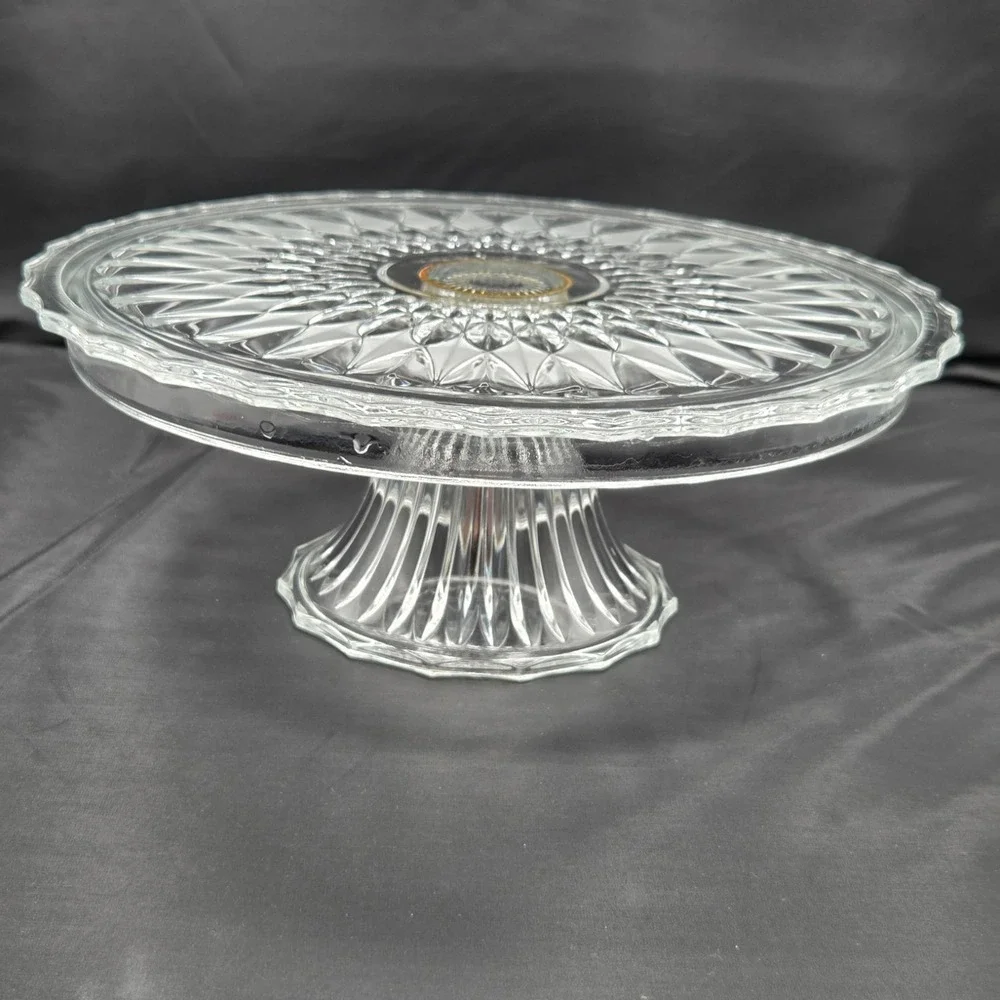 Vintage Fostoria American pattern Appetizer Tray  12
